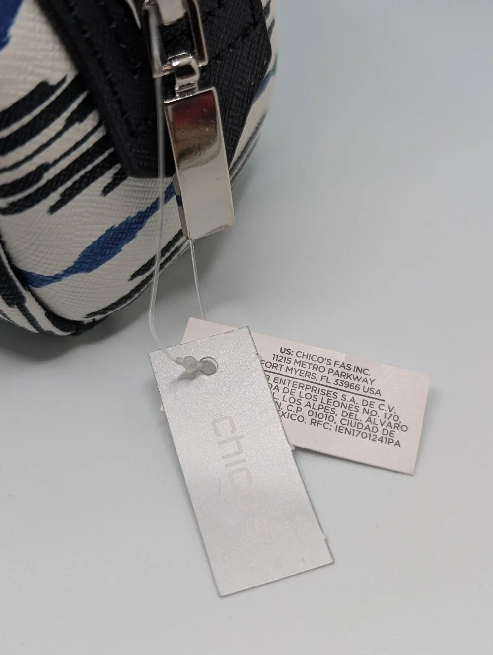 Chico's 40th Anniversary Print Cosmetic Bag